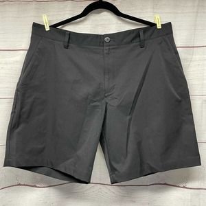 Adidas ClimaCool Black Flat Front Shorts Size 36